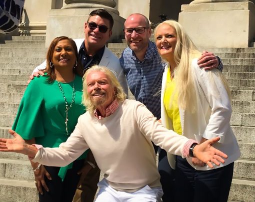 Richard Branson at Portsmouth Guildhall