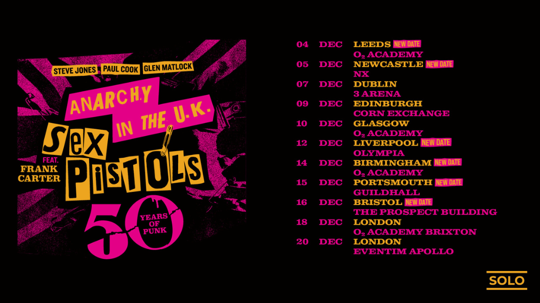 Sex Pistols feat. Frank Carter | Portsmouth Guildhall