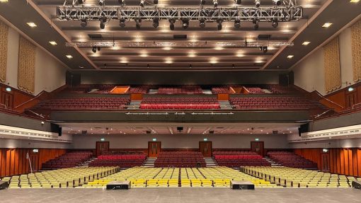MAJOR UPGRADE TO PORTSMOUTH GUILDHALL AUDITORIUM COMPLETED!