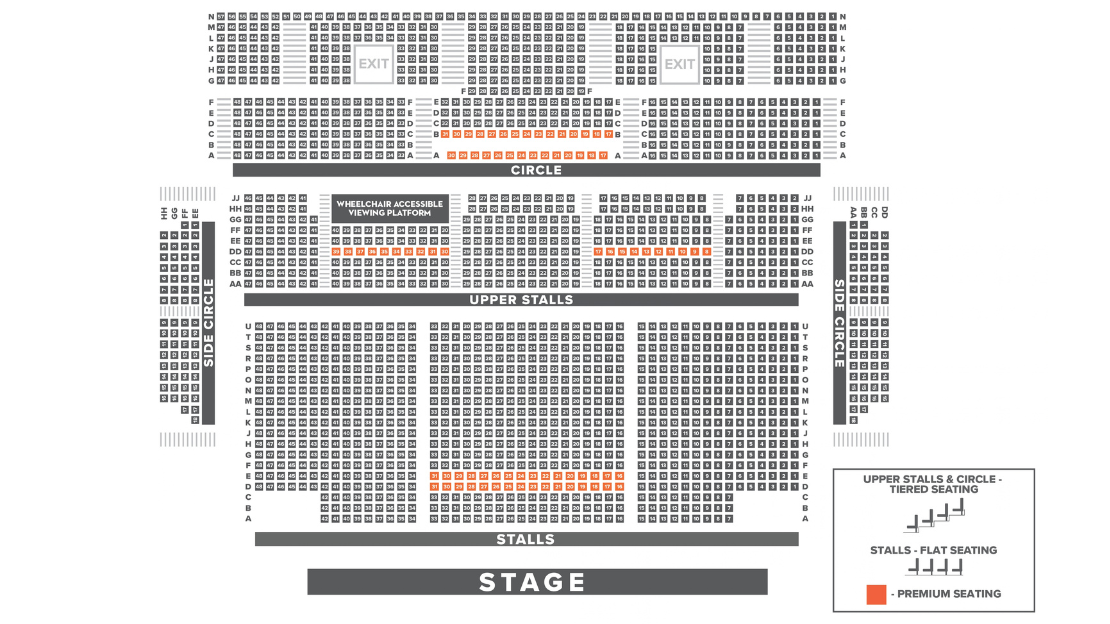 Seating Plan (Seated Show)
